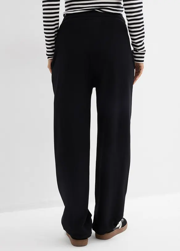 Zwangerschapsbroek met verstelbare zoomwijdte, van puur biologisch katoen, bonprix