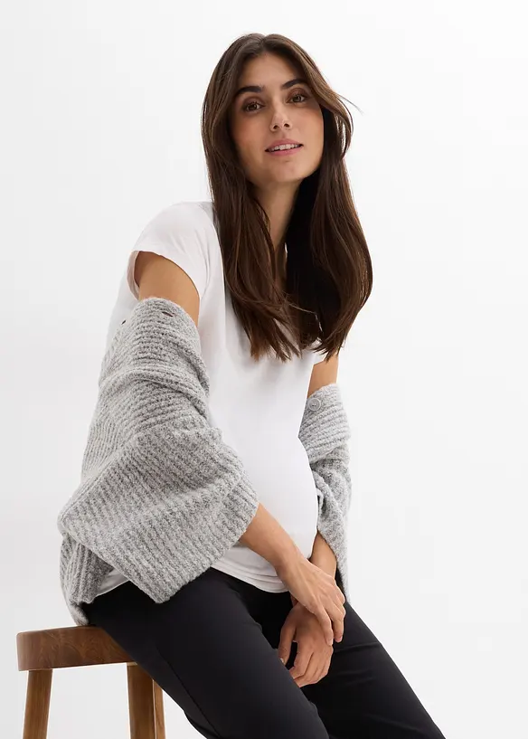 2-in-1 jerseybroek voor de zwangerschap en daarna, met omvouwbare tailleband, bonprix