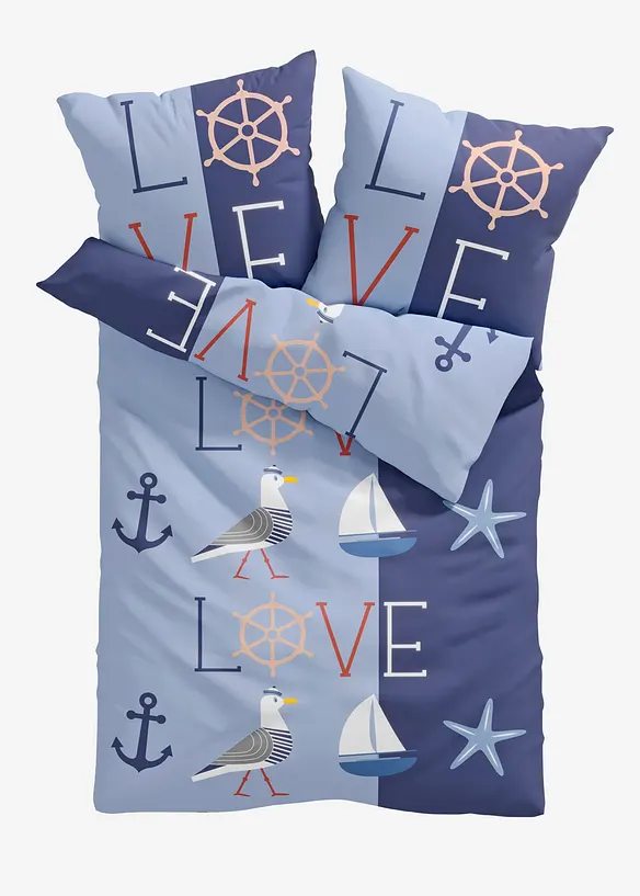 Dekbedovertrek met meeuw, bonprix