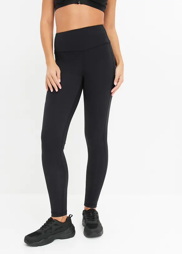 Comfort sportlegging met telefoonzakje, sneldrogend, bonprix