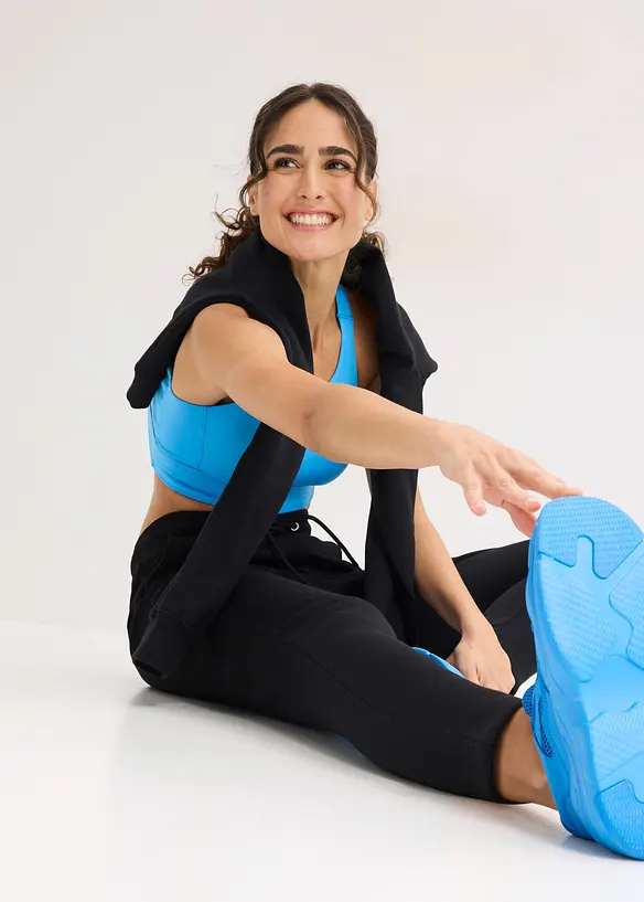 Joggingbroek met elastische tailleband, bonprix