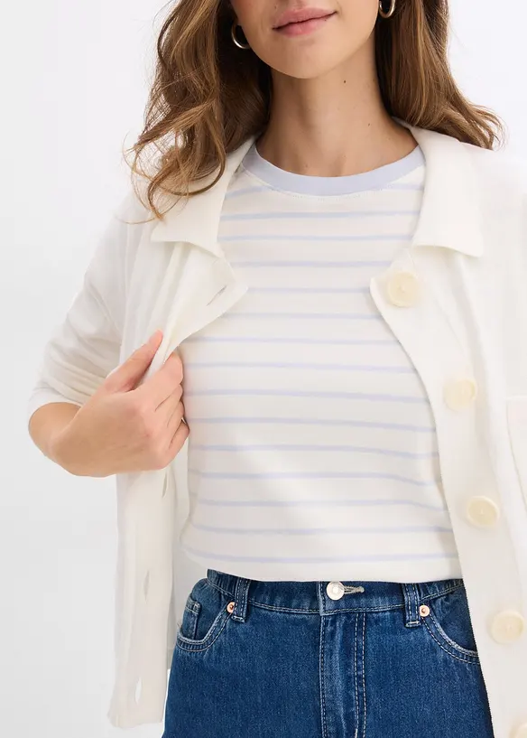 T-shirt van zwaar biologisch katoen, bonprix