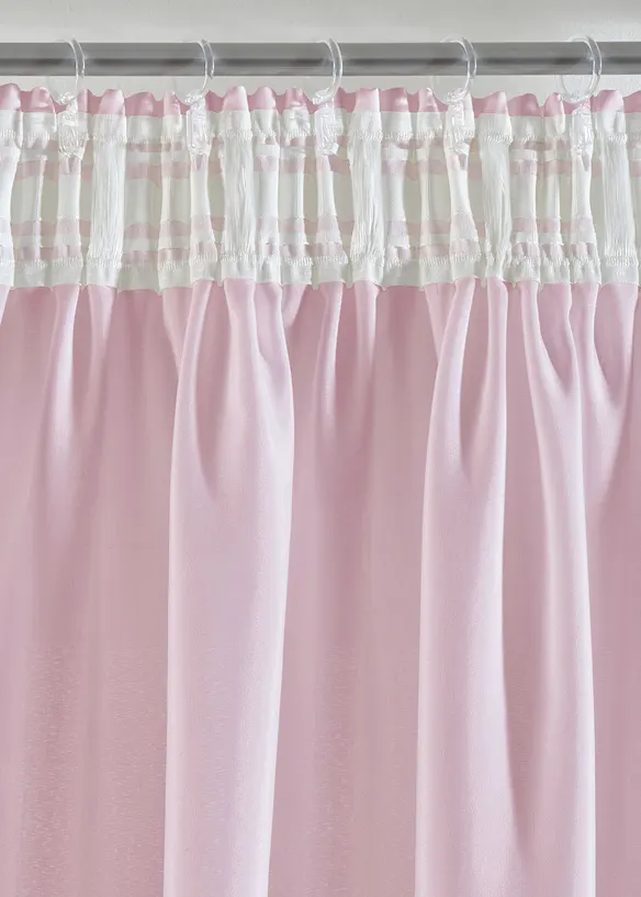 Gordijnen van gerecycled materiaal (2 stuks), bonprix