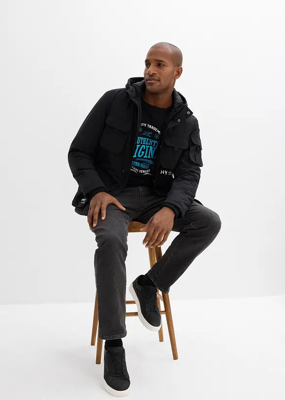 Classic fit stretch jeans, straight, bonprix