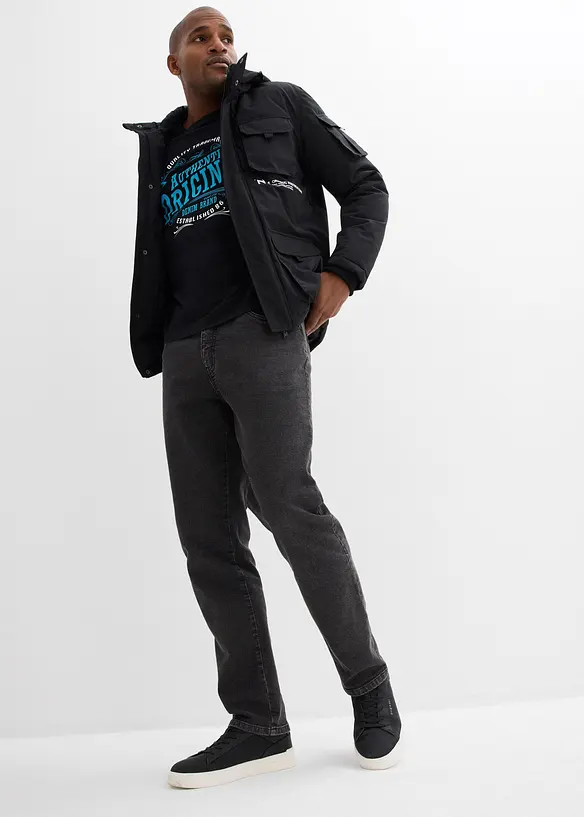 Classic fit stretch jeans, straight, bonprix