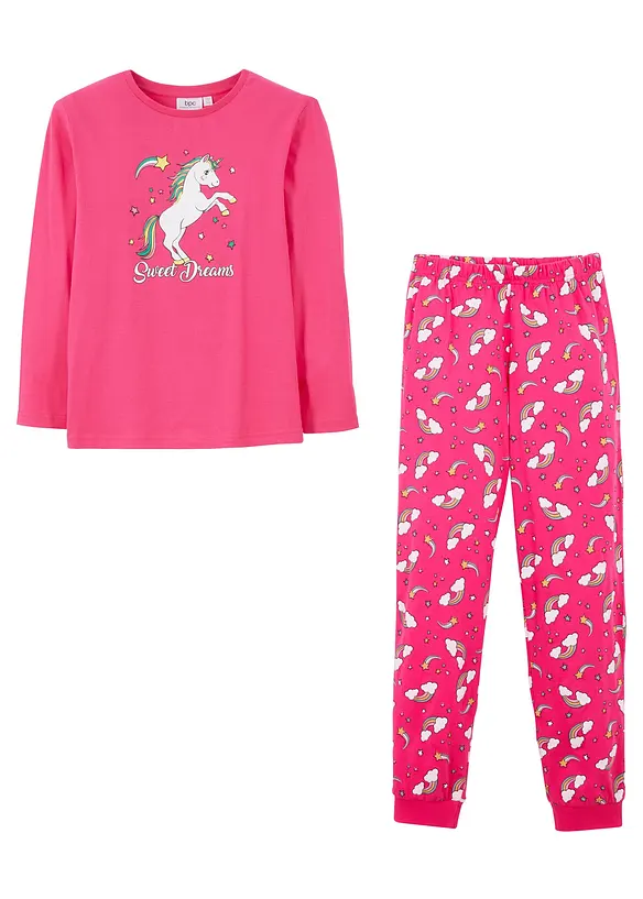 Pyjama van biologisch katoen (2-dlg. set), bonprix
