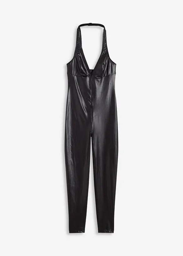 Catsuit ouvert, wetlook, bonprix
