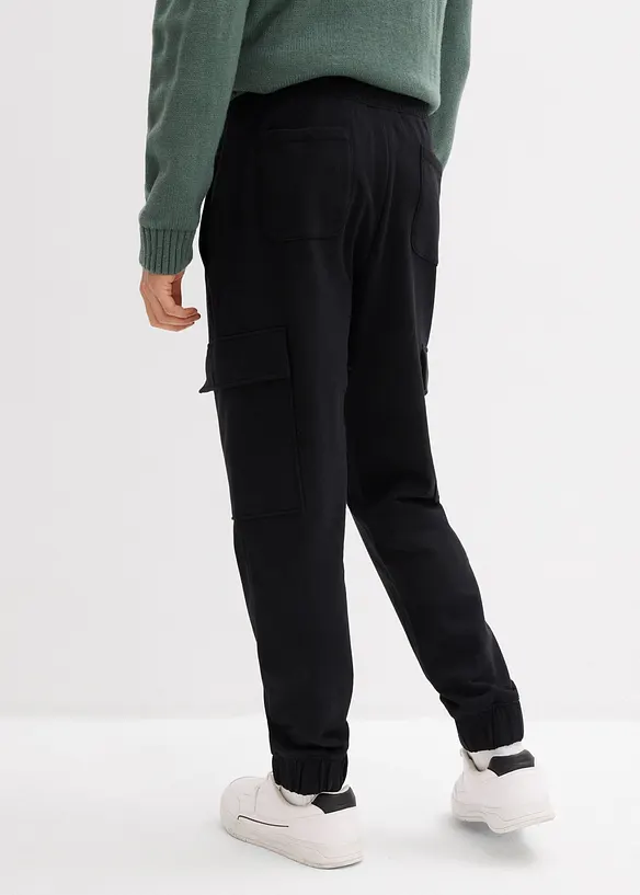 Joggingbroek met cargozakken, loose fit, bonprix