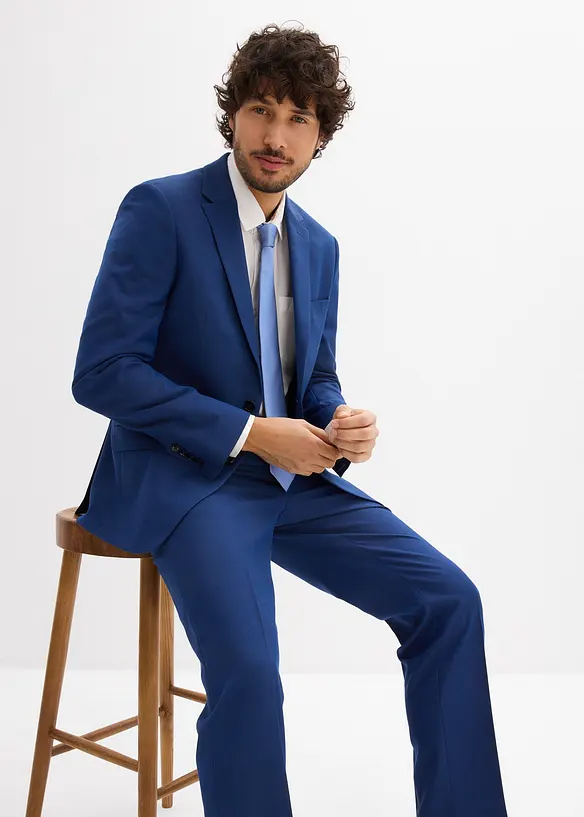 Pak met stropdas, slim fit (3-dlg. set), bonprix