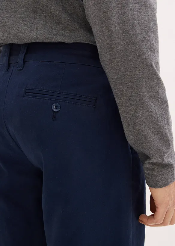 Regular fit chino van puur katoen, straight, bonprix