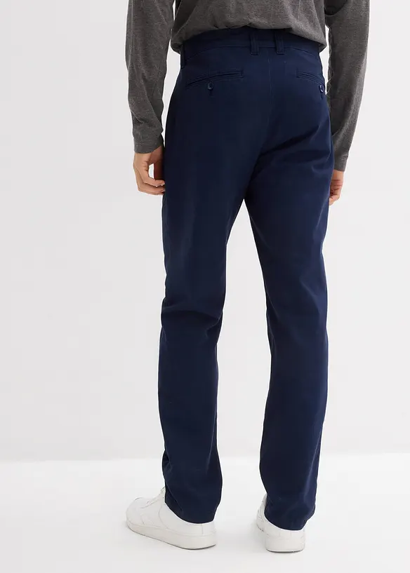 Regular fit chino van puur katoen, straight, bonprix