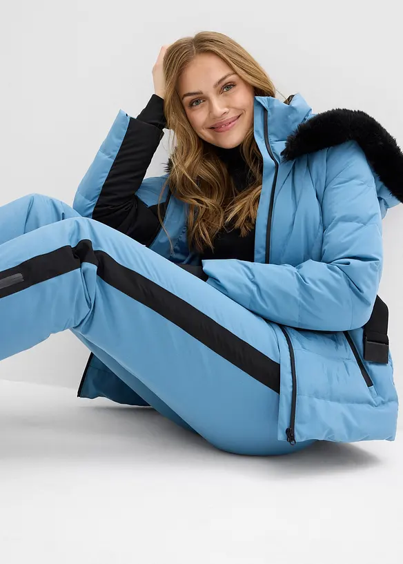 Warme, gevoerde skibroek met sneeuwvanger, bonprix