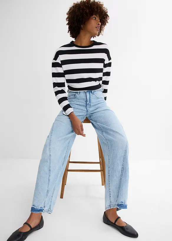 Balloon jeans, mid waist, bonprix