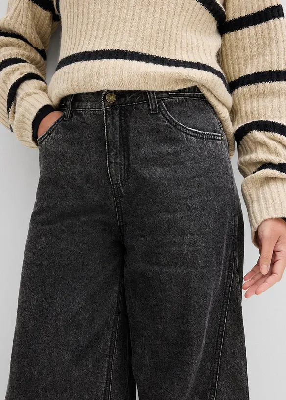 Balloon jeans, mid waist, bonprix