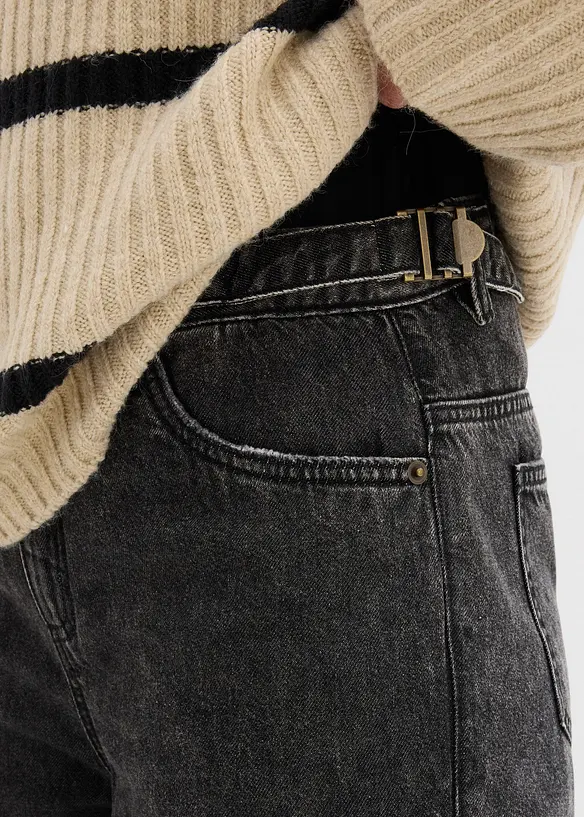 Balloon jeans, mid waist, bonprix