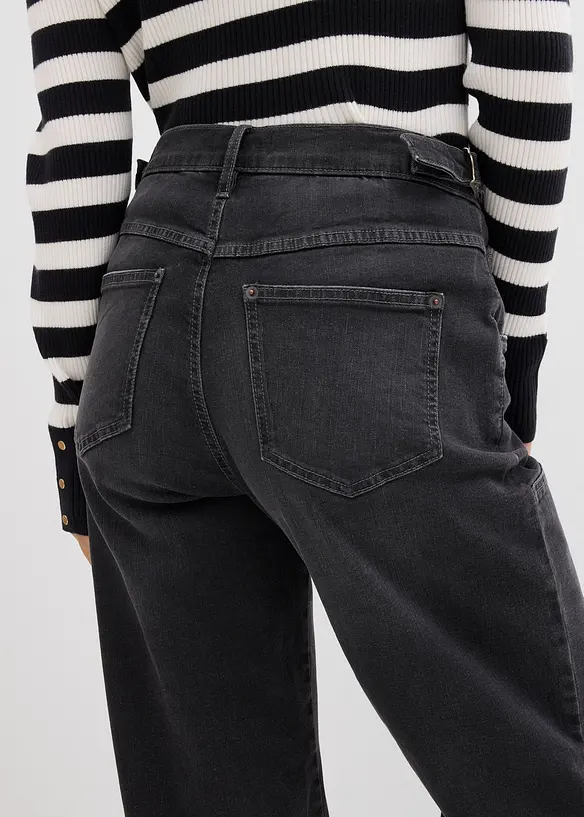 Wide leg jeans, mid waist, bonprix