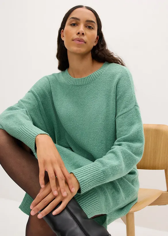 Gebreide oversized jurk, bonprix