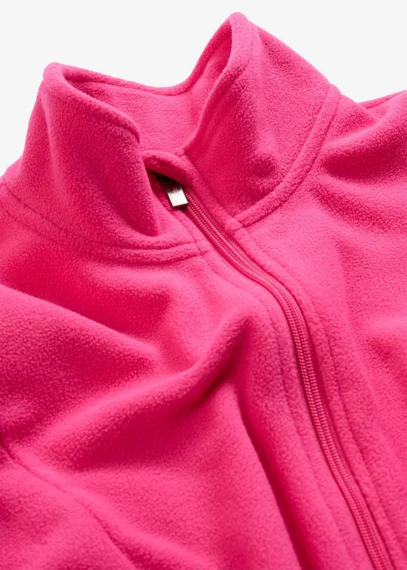 Fleece vest met zakken, bonprix