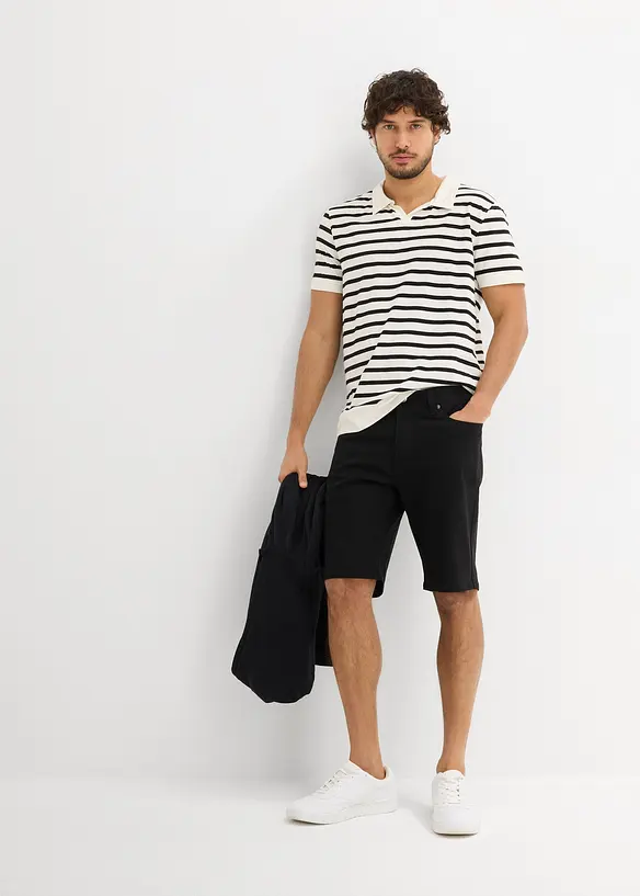 Regular fit stretch bermuda (set van 2), bonprix