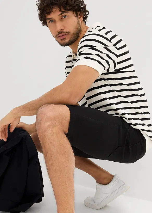 Regular fit stretch bermuda (set van 2), bonprix