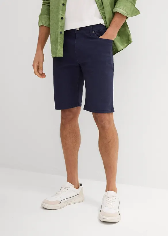 Regular fit stretch bermuda (set van 2), bonprix