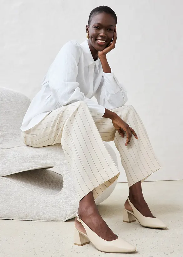 Leren pumps, bonprix