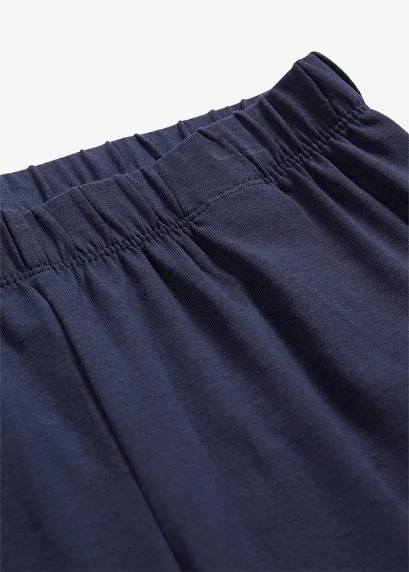 Legging in een elastische katoenmix (set van 3), bonprix