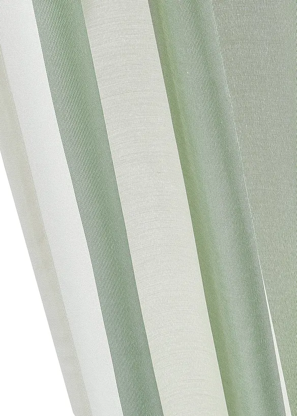 Gestreept gordijn met gerecycled polyester (1 stuk), bonprix