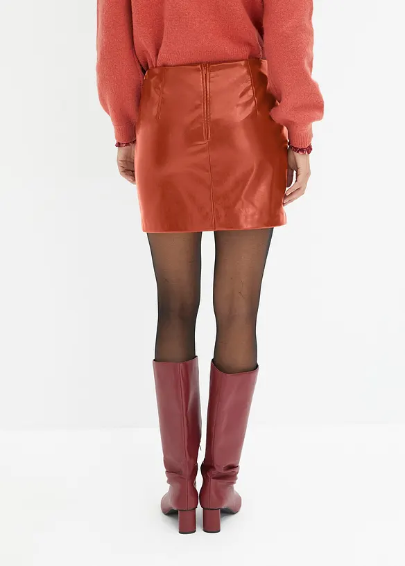 Imitatieleren rok, bonprix