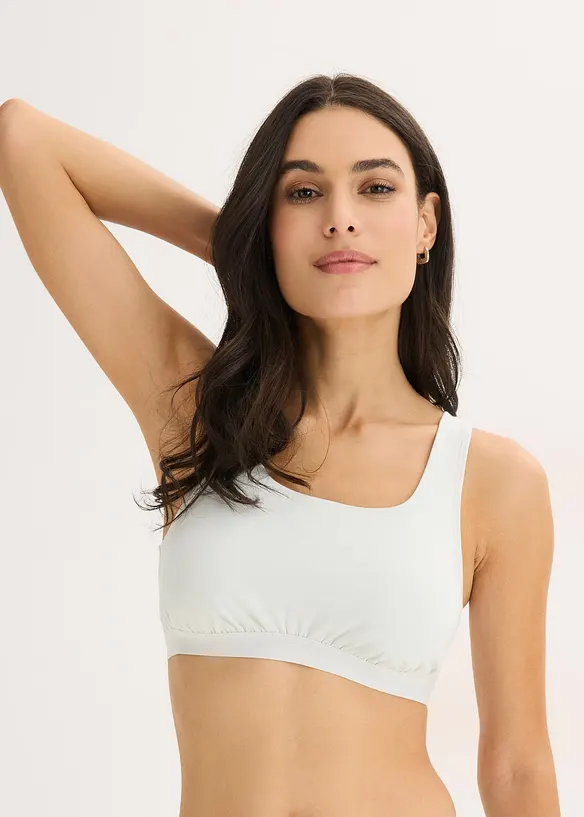 Bralette met biologisch katoen (set van 3), bonprix