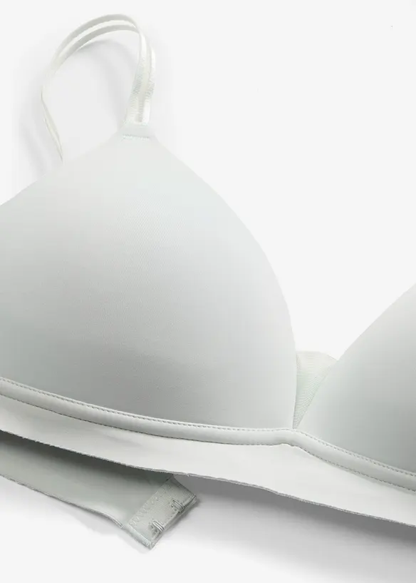 Voorgevormde bh zonder beugels met mesh inzetstuk, bonprix