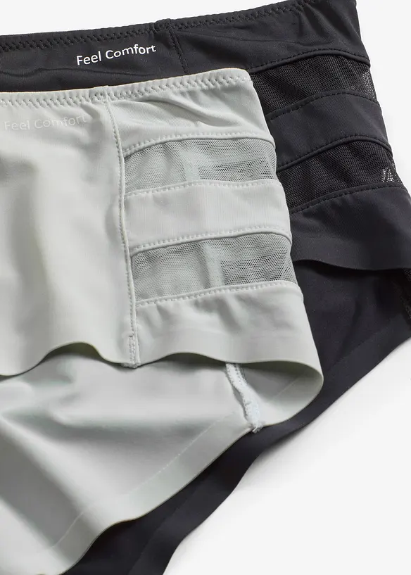 Feel Comfort lasercut maxi hipster (set van 2)​, bonprix