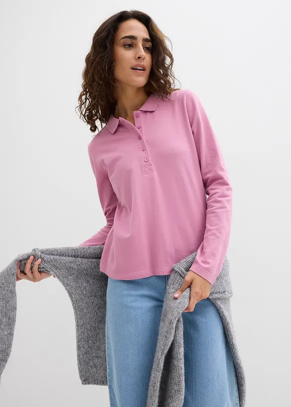 Piqu&eacute; poloshirt van puur biologisch katoen, bonprix