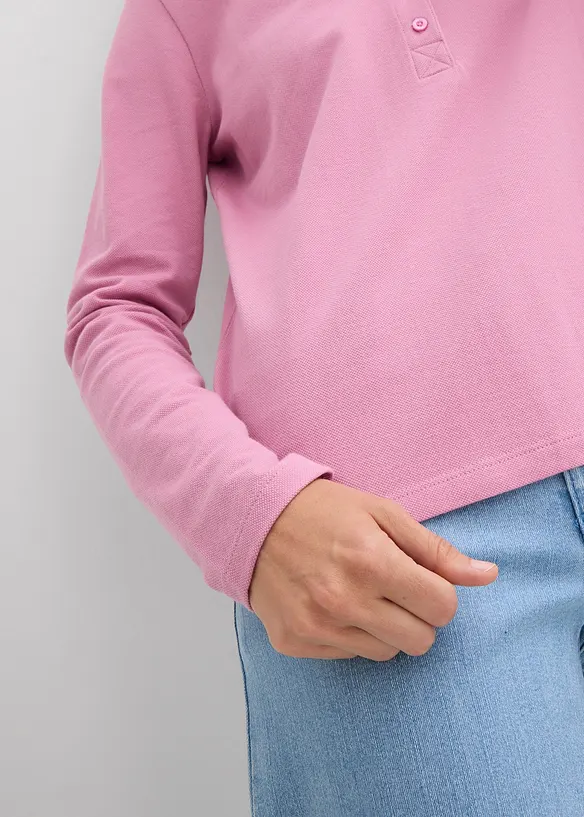 Piqu&eacute; poloshirt van puur biologisch katoen, bonprix