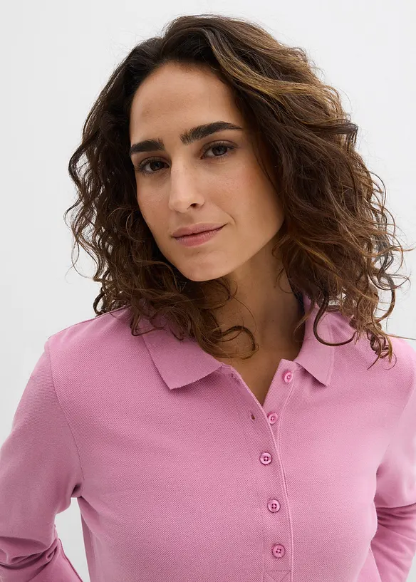 Piqu&eacute; poloshirt van puur biologisch katoen, bonprix
