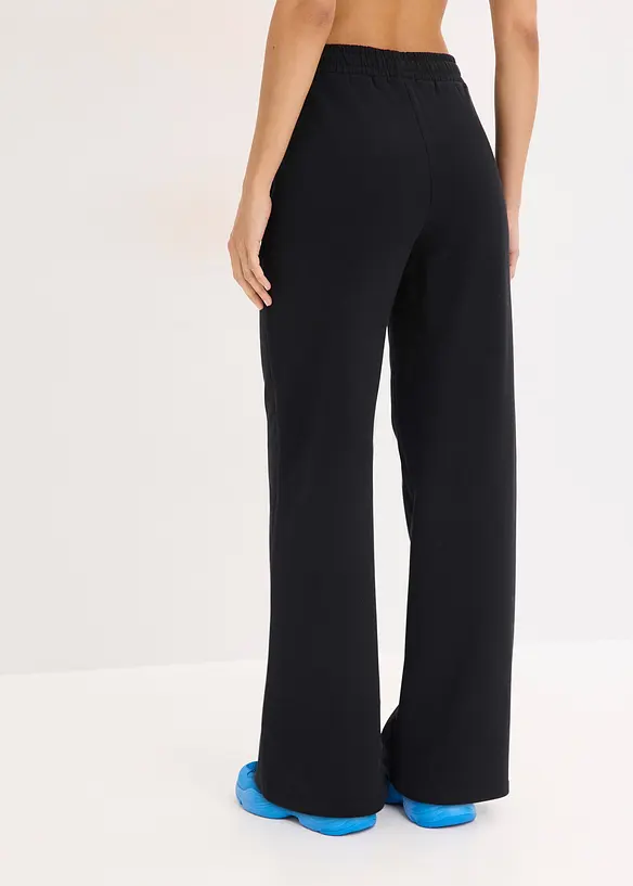 High waist joggingbroek van biologisch katoen, bonprix