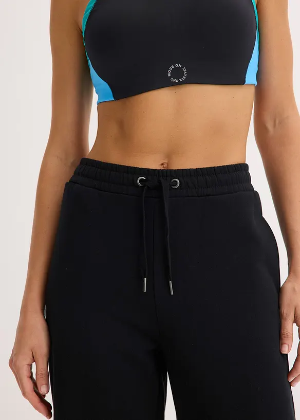 High waist joggingbroek van biologisch katoen, bonprix