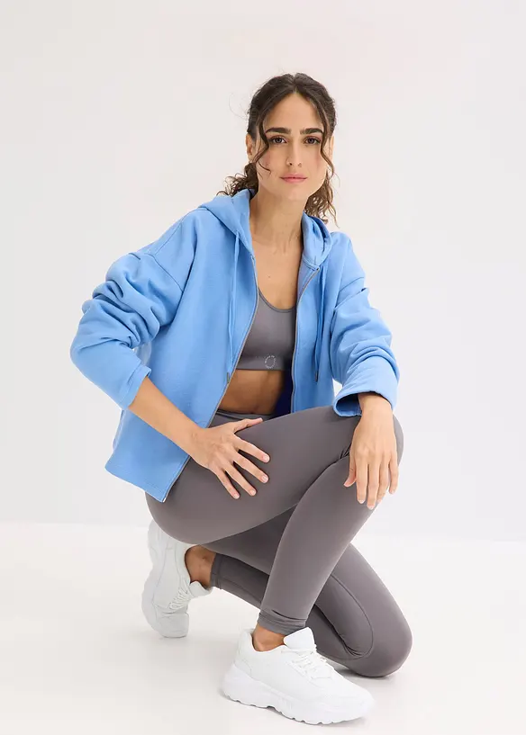 Sweatvest van biologisch katoen, bonprix