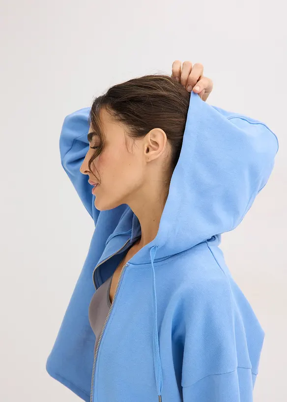 Sweatvest van biologisch katoen, bonprix