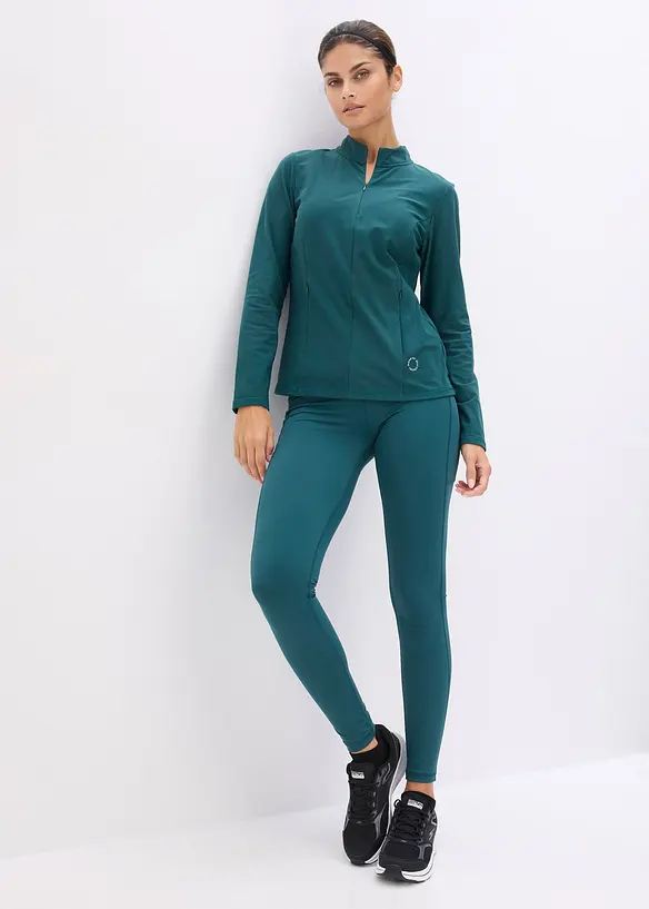 Outdoor jas met halve ritssluiting, sneldrogend, bonprix