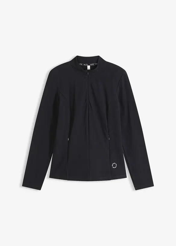 Outdoor jas met halve ritssluiting, sneldrogend, bonprix