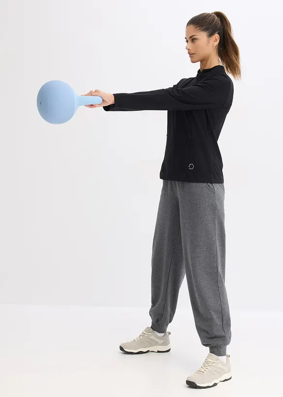 Outdoor jas met halve ritssluiting, sneldrogend, bonprix