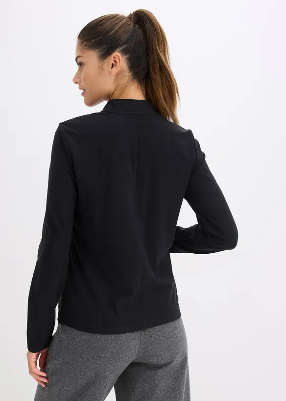 Outdoor jas met halve ritssluiting, sneldrogend, bonprix