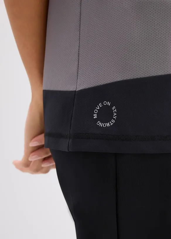 Sportshirt met structuur look, bonprix