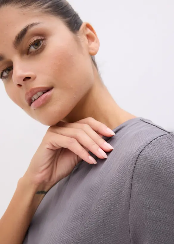 Sportshirt met structuur look, bonprix