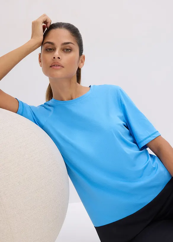 Sportshirt met structuur look, bonprix