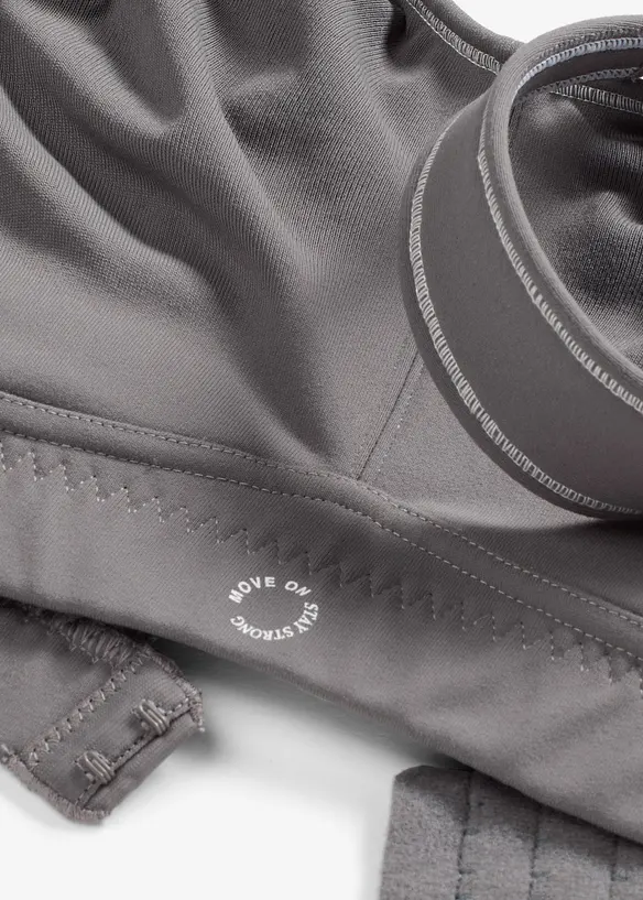 Sport bh van stevig katoen met normale steun, bonprix