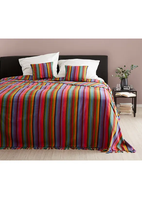 Kussenhoes met strepen (set van 2), bonprix