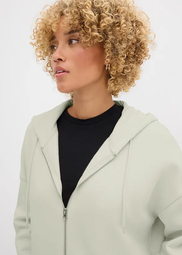 Oversized sweatvest met capuchon, bonprix