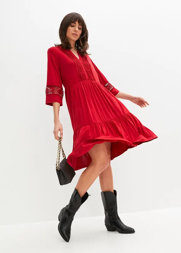 Tuniekjurk van zachte viscose, bonprix